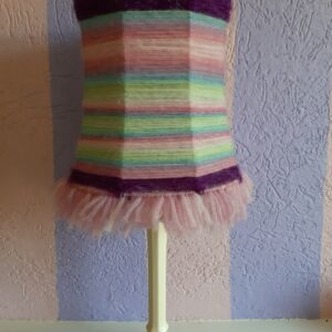 Draadlamp in pasteltinten